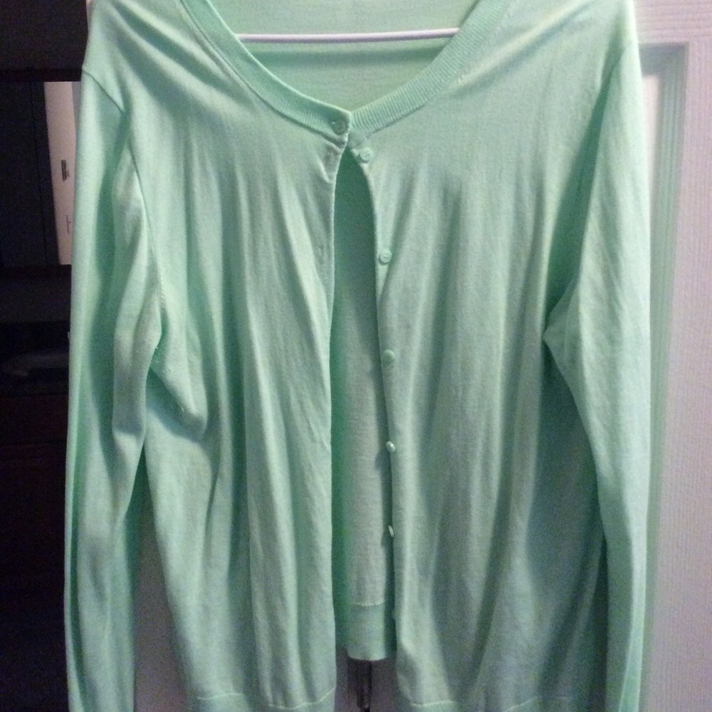J crew Factory Mint Caryn Cardigan